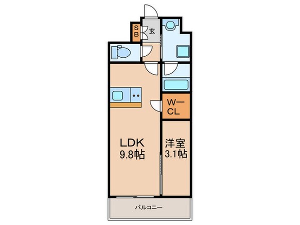 KABAYA Garden HAKATAの物件間取画像